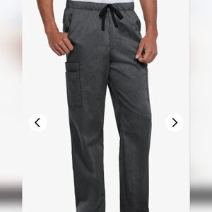 UA Butter-Soft STRETCH Men's 7-Pocket Cargo w/Elastic Waist Scrubs Indigo L NWT